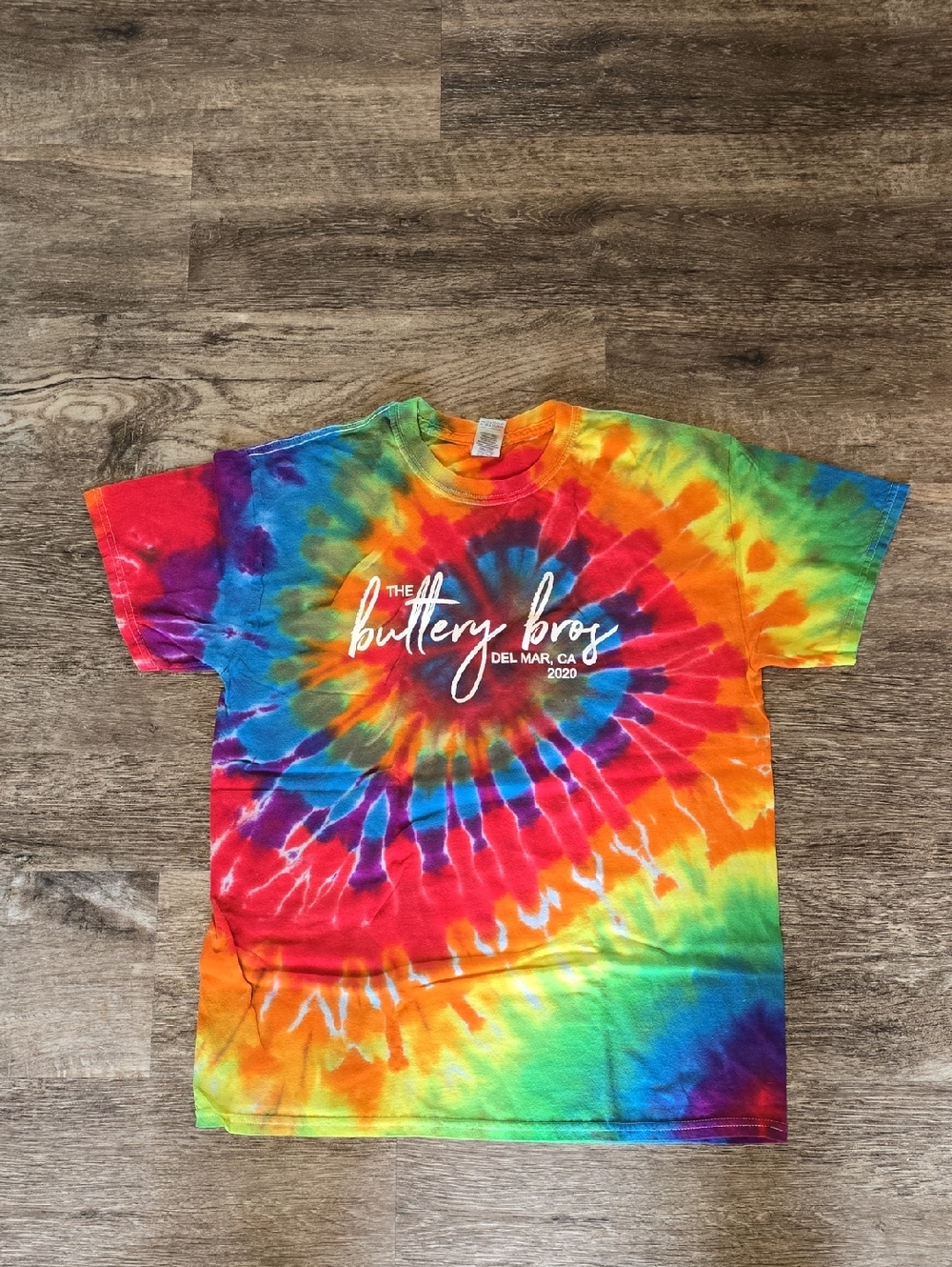 Buttery Bros Tie-Dye T-Shirt - Rainbow